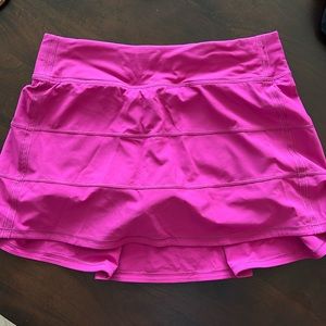 Lululemon Skort 6 Tall Fushia